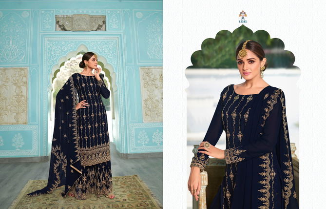 Zisha Simran Heavy Wedding Wear Heavy Georgette Designer Latest Salwar Suit Collection